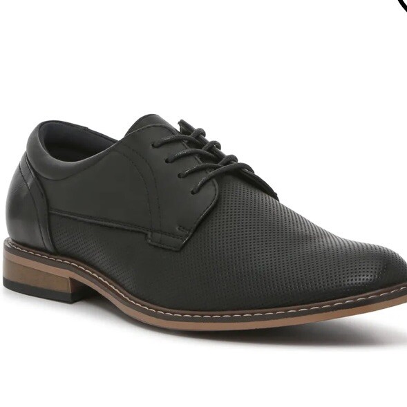 SAOLA SCARPA OXFORD UOMO STEVE MADDEN NERA TAGLIA 11 ELEGANTE CASUAL LOOK FORMALE PUNTA TONDA