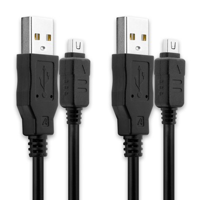 2x USB Datenkabel Olympus E-450 PEN F Pen E-P1 SZ-10 Stylus 1 SP-820UZ 