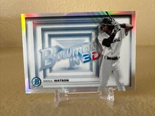 2022 1st Bowman Chrome Kahlil Watson Bowman in 3D