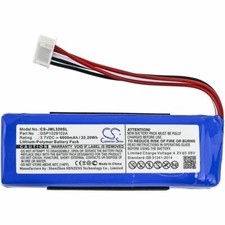 6000mAh Battery for JBL Charge 3 2016,Charge 3 2016 Version,GSP1029102A,22.20Wh
