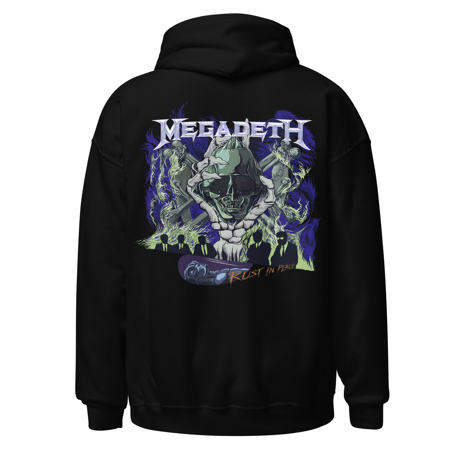 Nueva sudadera con capucha Megadeth para hombre con bolsillos S-5XL