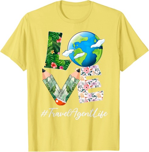 Travel Agent Love World Earth Day Save the Planet T-Shirt Hoodie - Picture 10 of 18