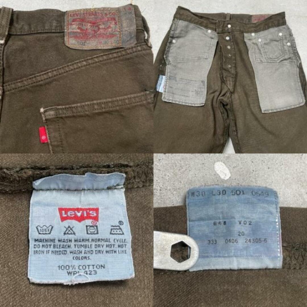 00s Levi's 501 0649 Colored Denim Pants Straight Mens W30 00s Levi's 501 0649 Colored Denim Pants Straight Mens W30