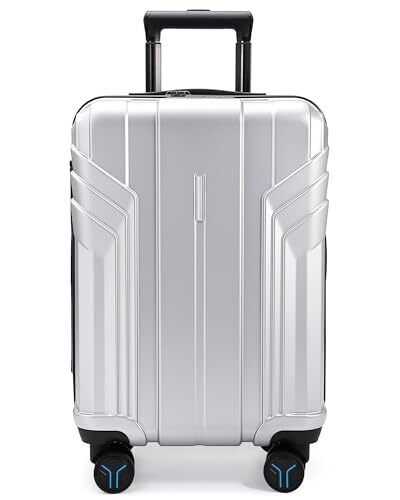 Expandable Carry On Luggage 22x14x9 Airline Approved, Carry-on 20-Inch Sliver