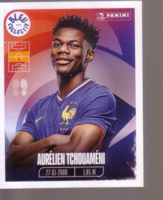 STICKER PANINI FFF TURNIER EDITION 2024 AURELIEN TCHOUAMENI FRANKREICH # 92