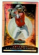 STARLING MARTE 2020 Panini Chronicles Baseball TITAN SILVER HYPER #/299 D-BACKS