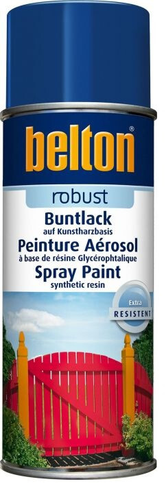 Spray Vernice Alta Resistore Blu Genziana Ral 5010 Robusto Belton