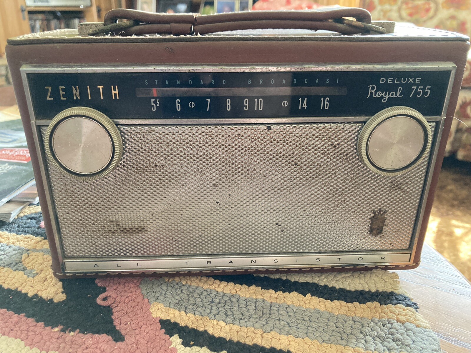 Vintage Zenith Transister Radio Deluxe Royal 755 EBay