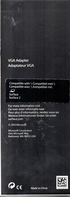 Microsoft Surface VGA Adapter W7s-00008 online kaufen | eBay