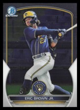 2023 Bowman #BCP-41 Eric Brown Jr. Milwaukee Brewers Chrome Prospects