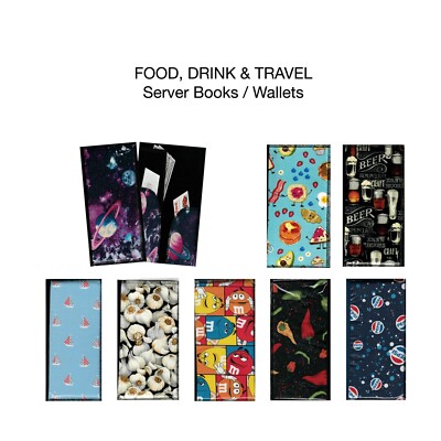 Fun Designs Food, Drink & Travel / Server Book - Wallet
