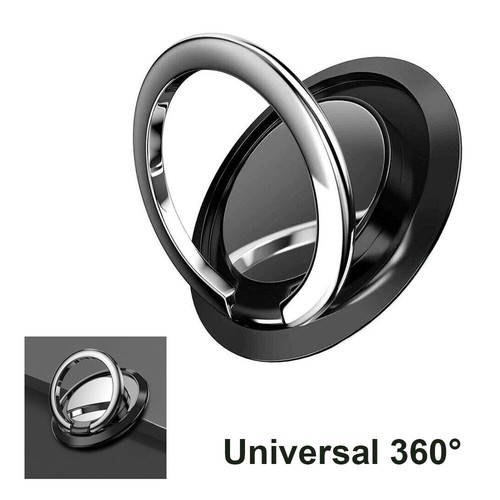 For Cell Phone Car Magnetic Mount 360° Finger Ring Holder Stand Grip Kickstand - Photo 2 sur 9