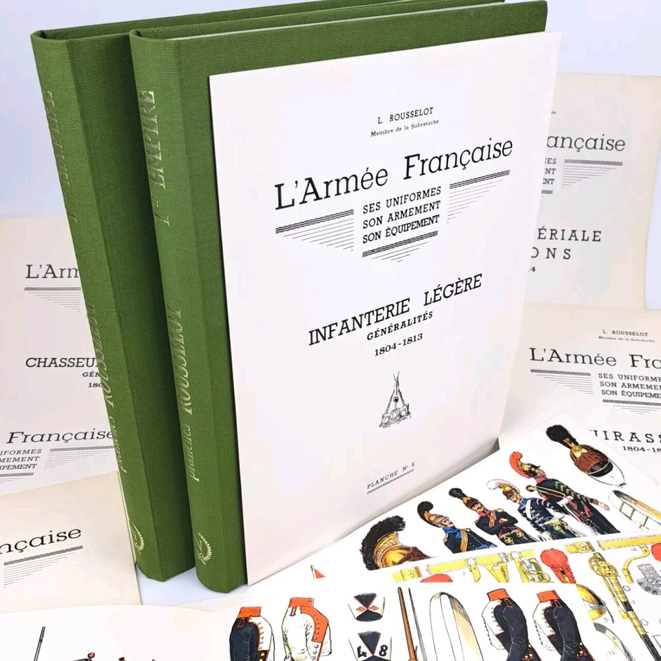 Lucien Rousselot L'Armee Francaise Planche Ejército Francés Elige y Elige Platos Foto 2 de 2