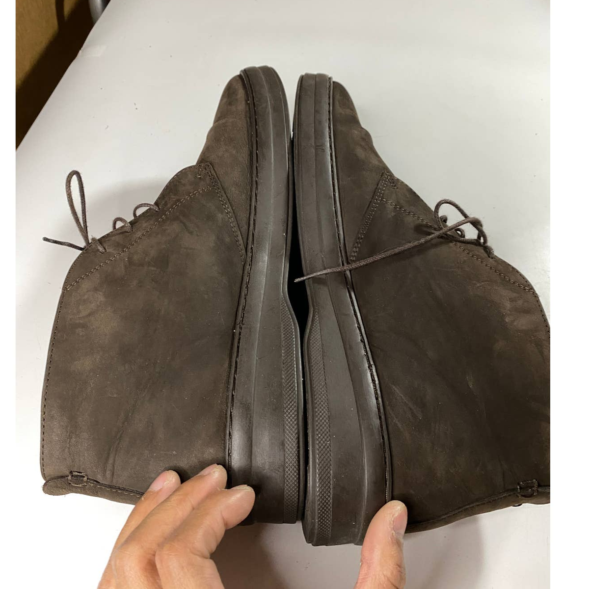Jack Erwin Mens Dark Brown Suede Chukka Boots Made in Spain Size‎ 11 2072 Reade_DarkBrownPebble_Profile_  main image 2