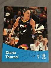 Diana Taurasi Signed Photo 8.5x11 Letter Phoenix Mercury Wnba AUTO