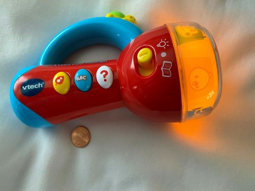 Vtech Spin & Learn Color FLASHLIGHT w/ Songs & Sounds ~ Red ~ 6 Animals - Picture 4 of 10