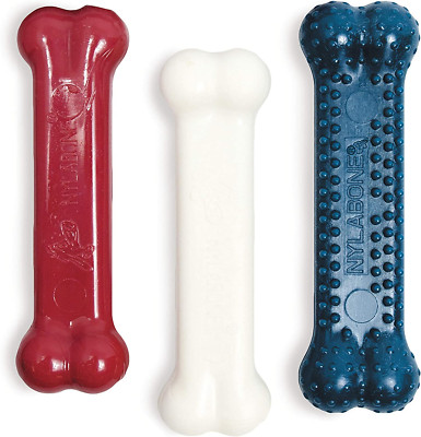 Nylabone Power Chew Classic Bone Chew Toy for Dogs, Durable Dog Toys for Aggress
