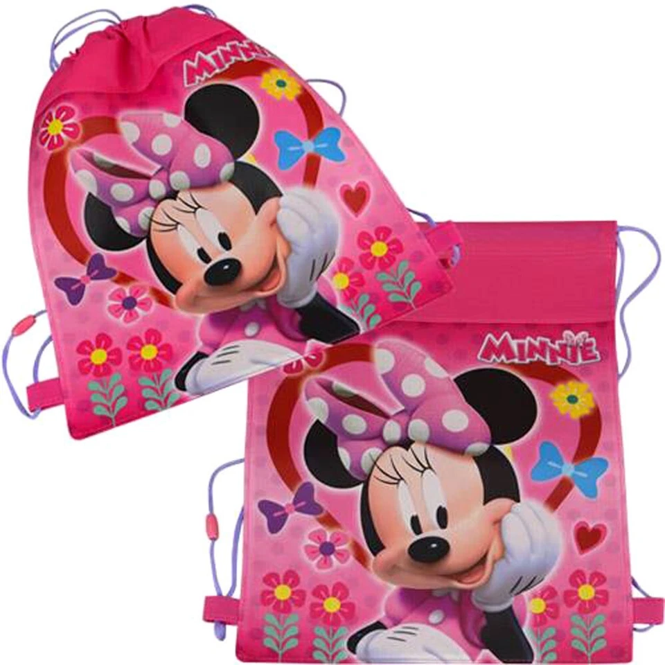 12x Mochila Disney Minnie Mouse Sling Crianças Menina FESTA DE ANIVERSÁRIO FAVOR DELEITE Bolsas - Imagem 2 de 2