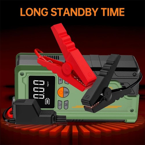 Rechargeable Air Pump Tire Inflator Portable Compressor Car Tire Inflator - Picture 6 of 10