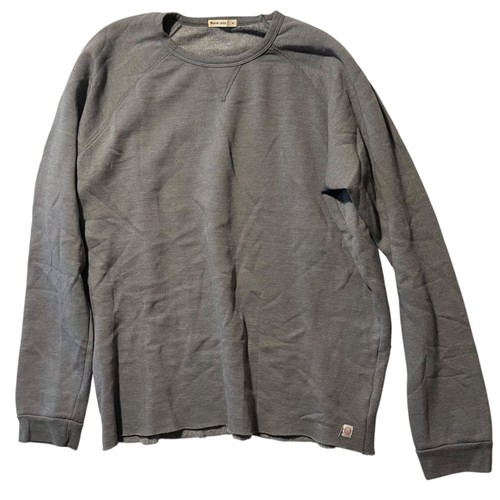 Marine Layer Women's XL Grey Crewneck Sweatshirt Raw Hem Soft Casual Loungewear