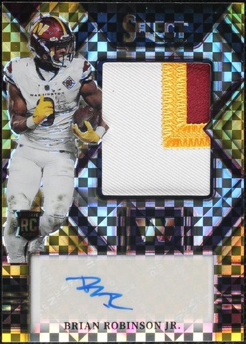 2022 Brian Robinson Jr. Panini Mosaic Sparkle Pack Rookie Red