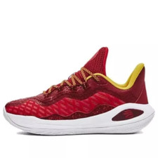 UNDER ARMOUR JUNIOR GS CURRY 11 FIRE BASKETBALL SHOES 3027577 600