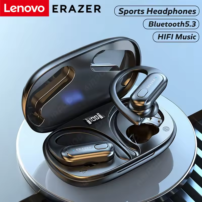 Lenovo Casque bluetooth Thinkplus XT56 sans fil à réduction de bruit avec une qualité sonore