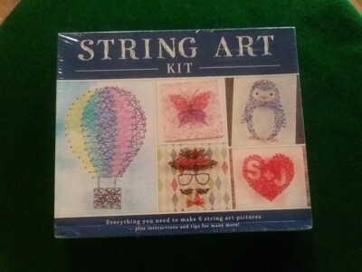 String Art Kit (3) 5''x5'' Boards & (3) 5''x7'' Boards NEW 