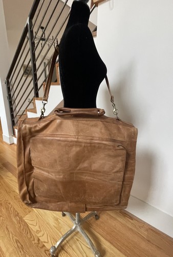 ULTRA RARE 1970's First COLOMBIAN TUMI ALPHA NAPA LEATHER VINTAGE GARMENT BAG - Picture 7 of 24
