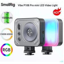 SmallRig Vibe P108 Pro RGB Camera Pocket LED Video Light Full Color 2700K-6500K 