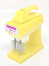 Vintage Barbie 1980s Action Accents Stand Mixer Beige Tan Retractable Works Spin