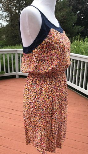 SPLENDID Floral Print Dress size Large Casual Adjustable Straps NWT - Picture 4 of 9