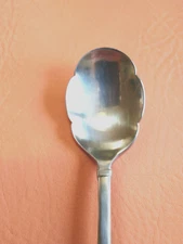 GORHAM TRISTAN 18/8 STAINLESS SUGAR SPOON JAPAN DESIGN STUDIO - 6 1/4" HEAVYWT