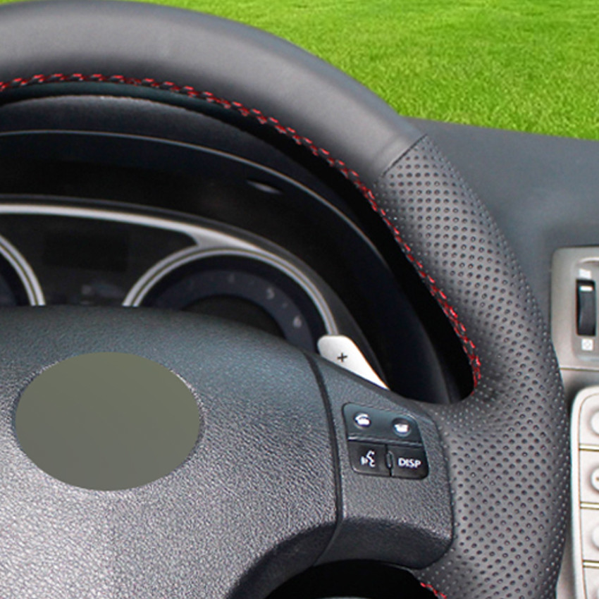 Steering Wheel Cover Wrap Around Sewing by Hand For Lexus is250 is300