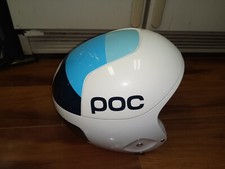 Casco POC Skull Orbic Comp Slalom Poc FIS Race bianco blu XS-S 51-54 cm