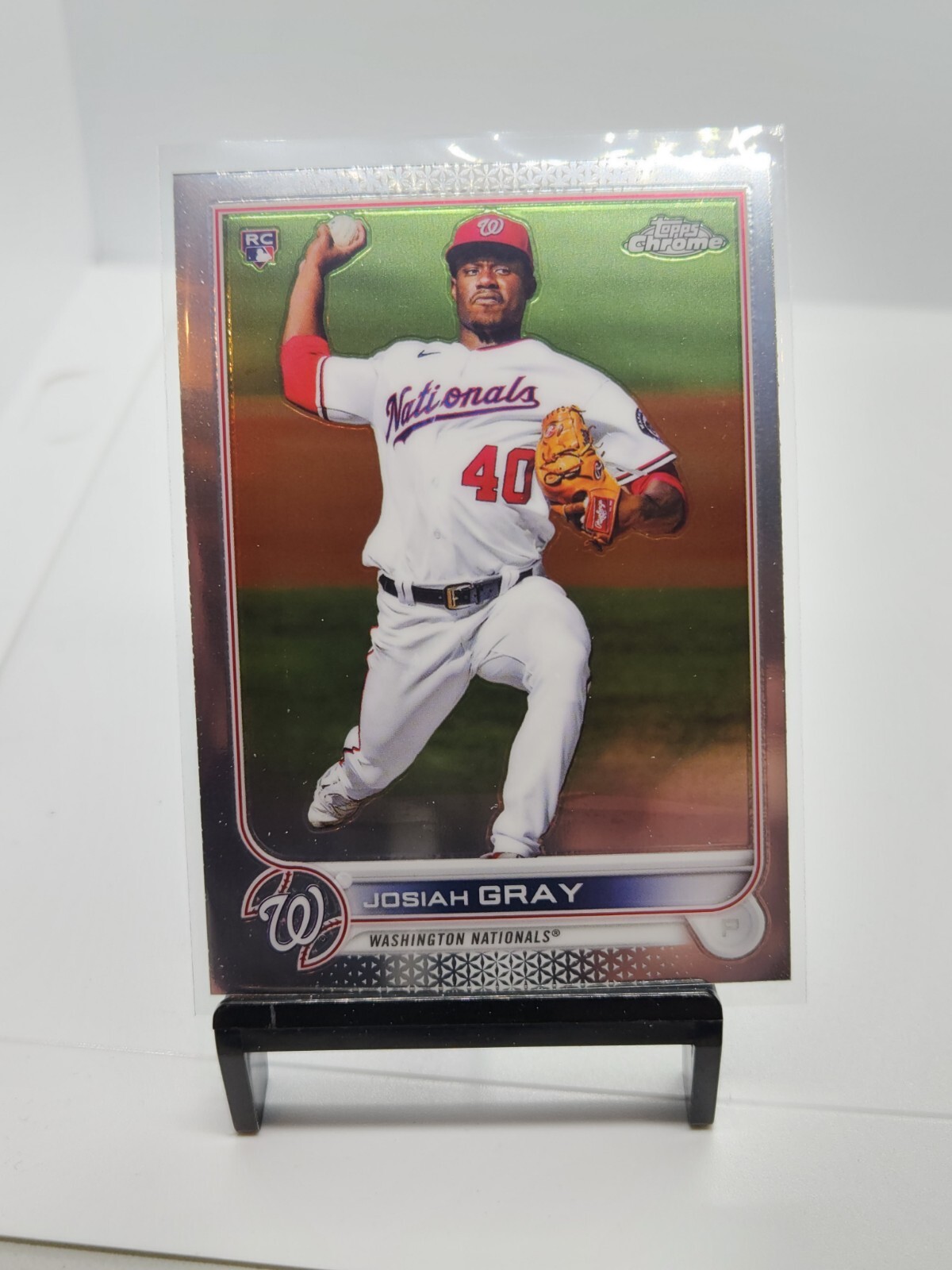 2022 Topps Chrome Josiah Gray Rookie Washington Nationals #160