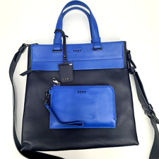 Borsa a tracolla DKNY blu medio nero migliore offerta!