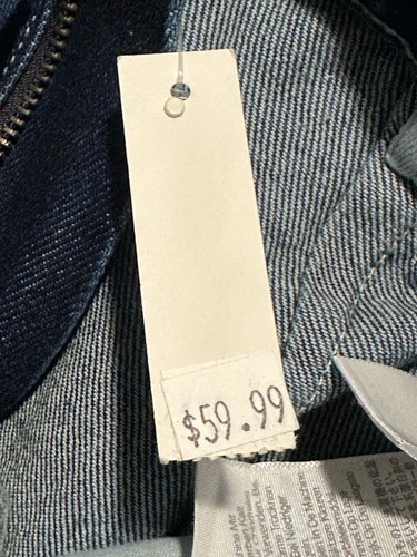 Madewell Maxi Skirt Women 27 Blue Handlon Carpenter Long Denim Skirt Back Split - Picture 17 of 23