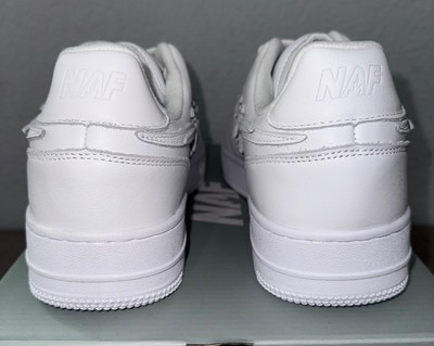 NAF- NIKE AIR FORCE 1 WHITE SHOES 11.5 NAF Global Sneaker  main image 3