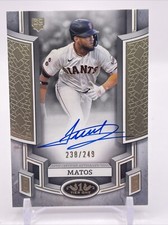 Luis Matos 2024 Topps Tier One Break Out Auto /249 #BOA-LM Giants