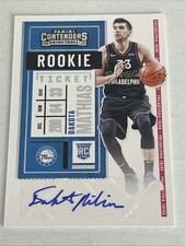 2020-21 Panini Contenders Basketball Rookie Ticket Auto #151 Dakota Mathias