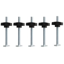 Robust M8 Threaded Fasteners 5pcs of T Slot Bolts & Nuts for Woodworking Tools