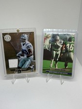 Nice 1999 Penn State The Second Mile Mike Cerimele Card & Michael Irvin JC 