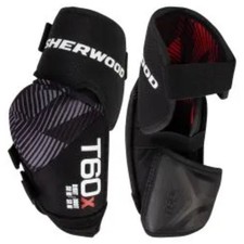 Sher-Wood T60X Elbow Pads Ice Inline Roller Hockey Equipment