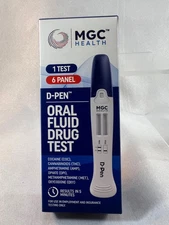 D-PEN Oral Fluid Drug Test - 6 Panel detects 6 Drugs BRAND NEW-MGC Health  8/261
