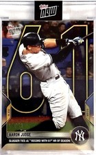 2022 TOPPS AARON JUDGE GOLD 61 HOMERUN RECORD FACTORY SEALED /61 EDITION RARE #