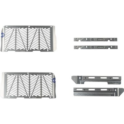 Moose Offroad Billet Radiator Guards - Silver for Beta 12-4023
