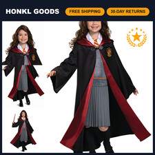 Deluxe Hermione Granger Girls Costume - Kids Wizarding World Outfit 4-6x 