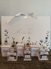 Miss Dior Perfume Bundle For Women With Miss Dior Bag, Mini Sizes