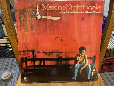 MAXINE NIGHTINGALE RIGHT BACK WHERE WE STARTED FROM NEW AND SEALED UP U.A. LP